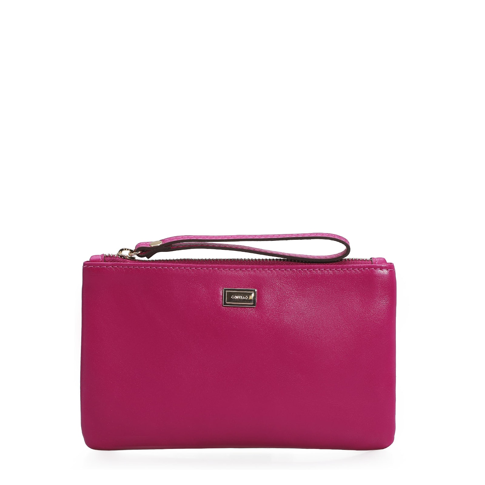 Bolsa Pequena Couro Rosa