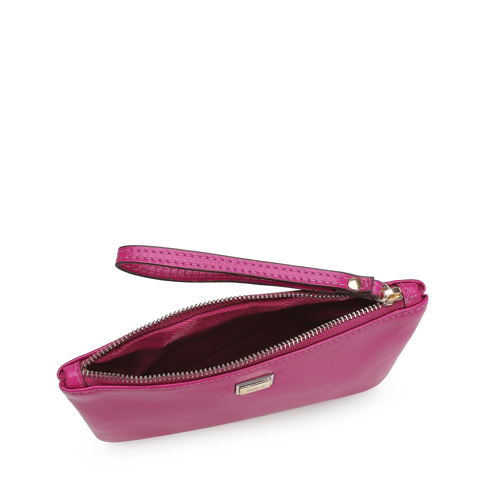 Bolsa Pequena Couro Rosa
