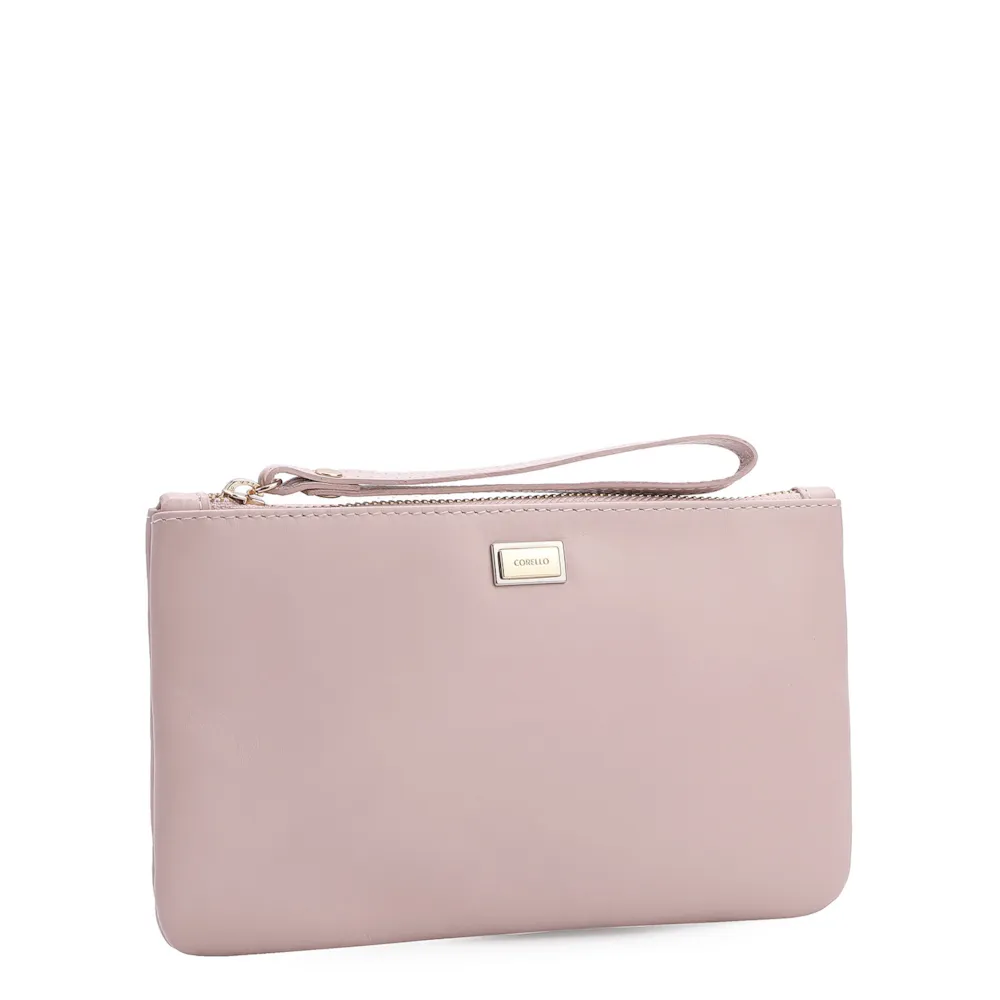 Bolsa Pequena Couro Rosa - imagem 2