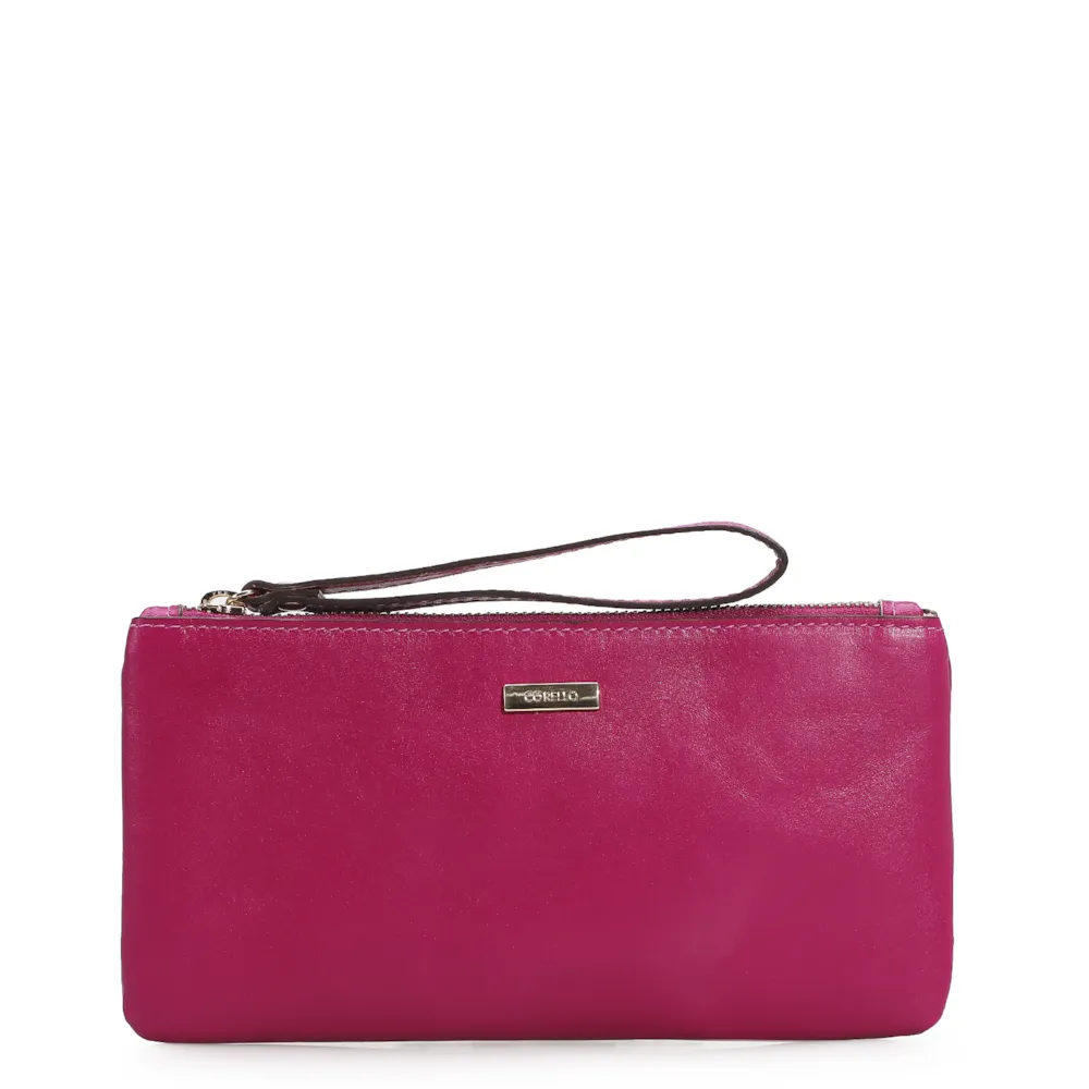 Bolsa Pequena Couro Rosa