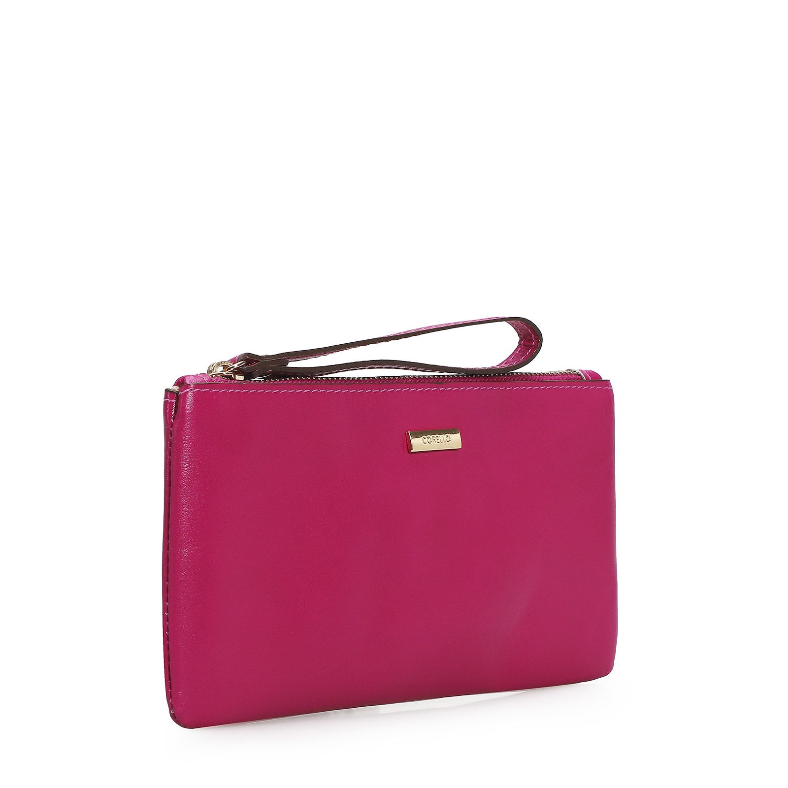Bolsa Pequena Couro Rosa