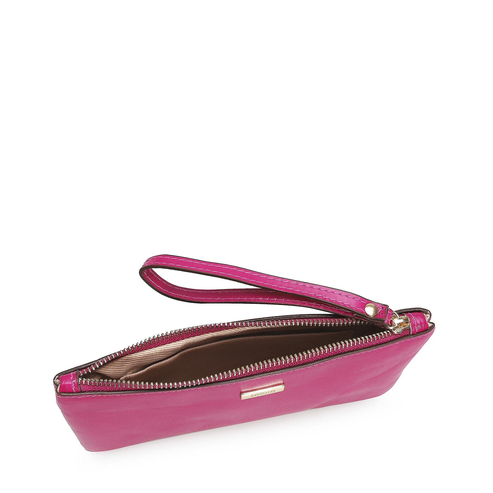 Bolsa Pequena Couro Rosa