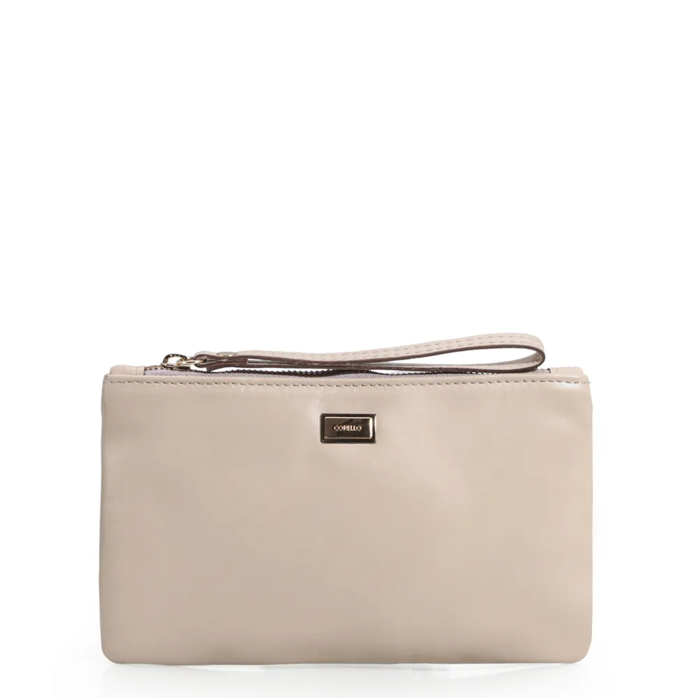 Bolsa Pequena Couro Vanilla
