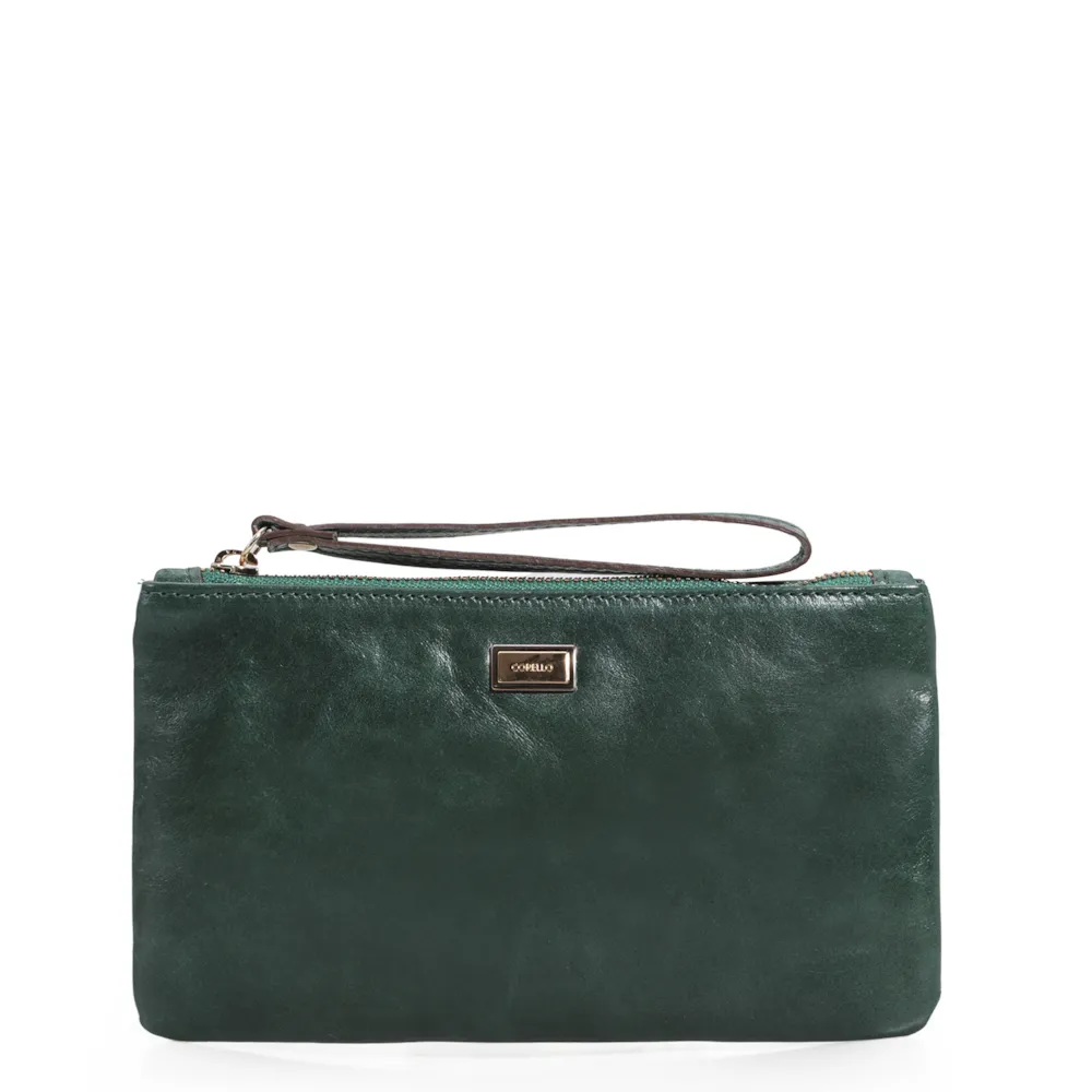 Bolsa Pequena Couro Verde