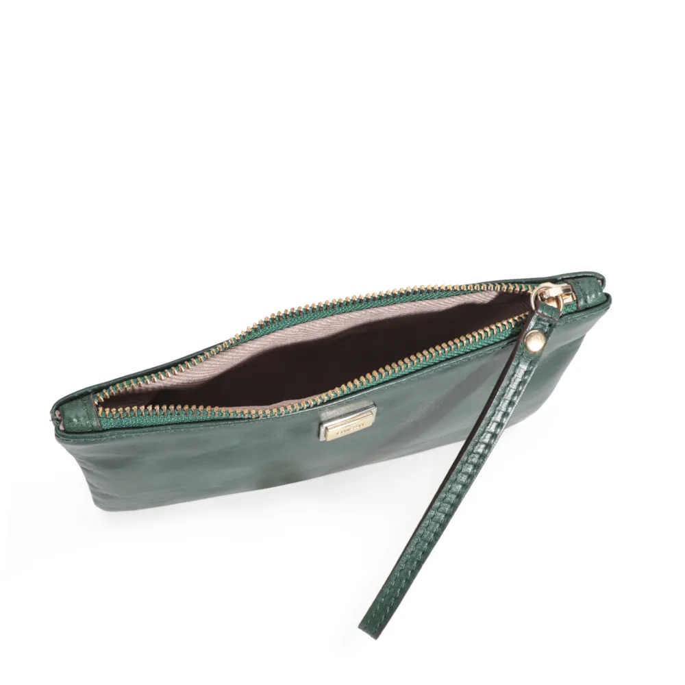 Bolsa Pequena Couro Verde - imagem 4