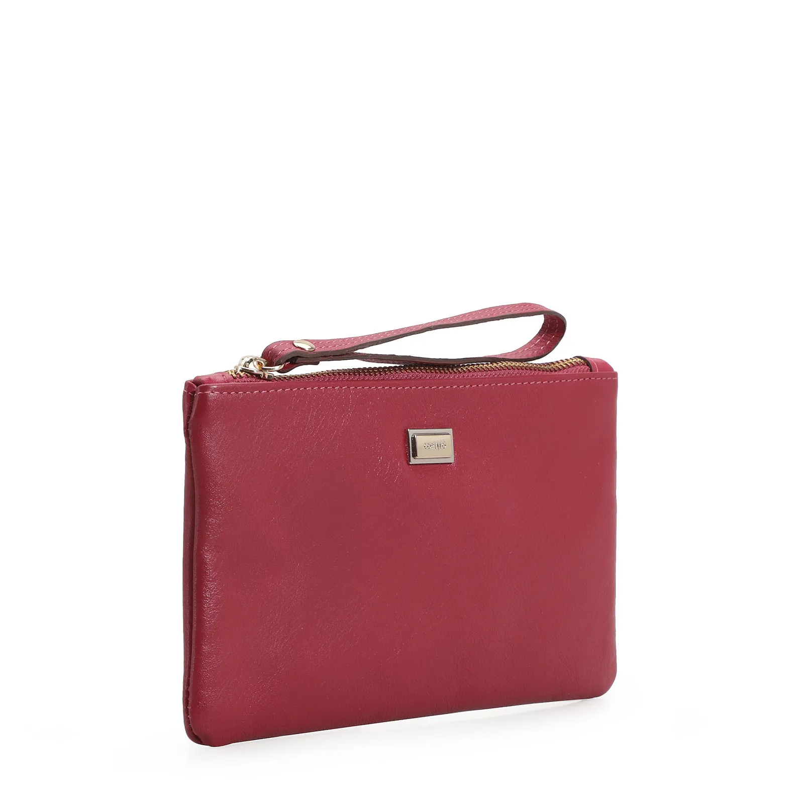 Bolsa Pequena Couro Vermelho