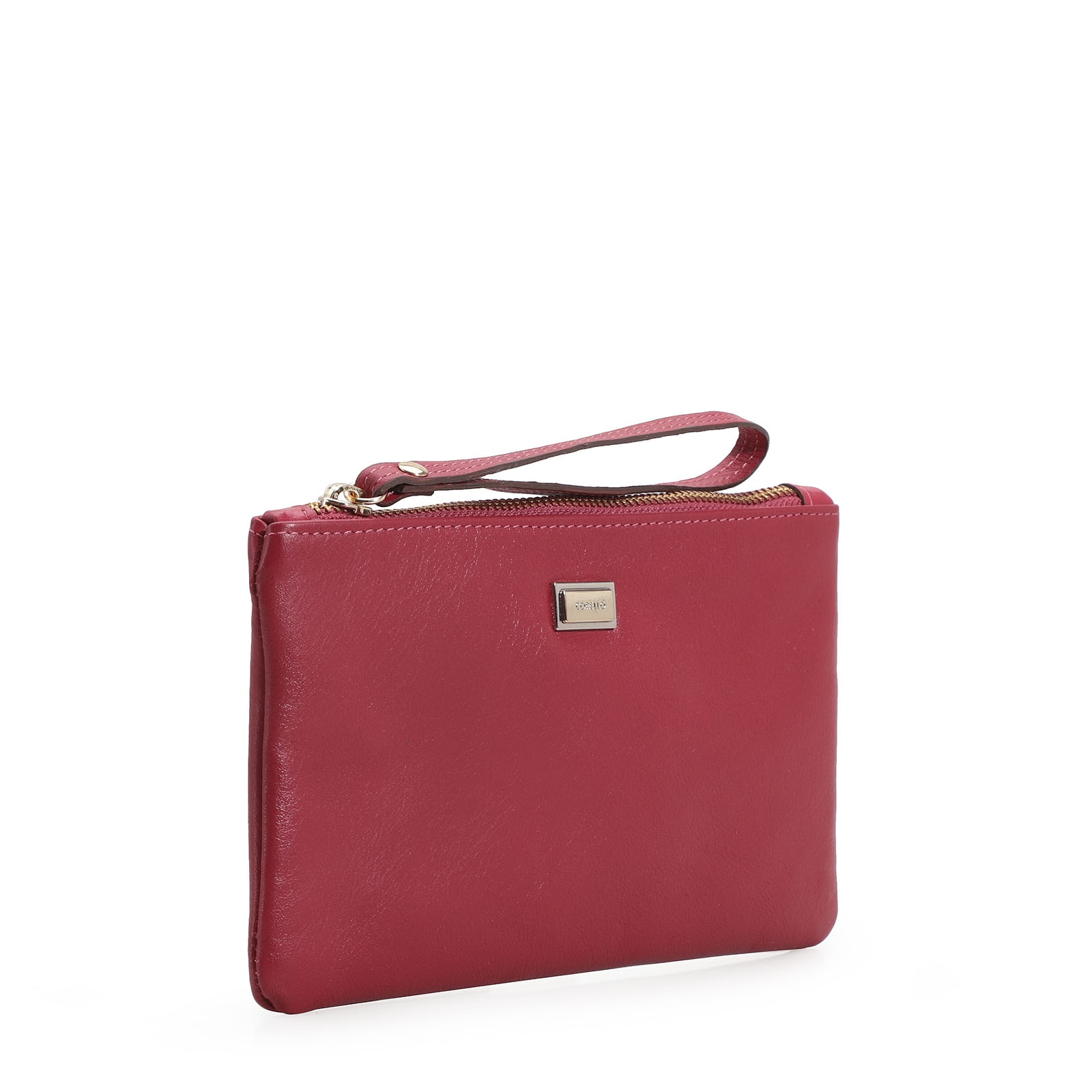 Bolsa Pequena Couro Vermelho