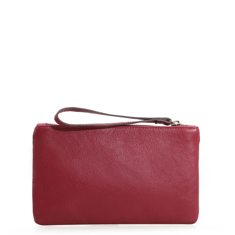 Bolsa Pequena Couro Vermelho - imagem 3
