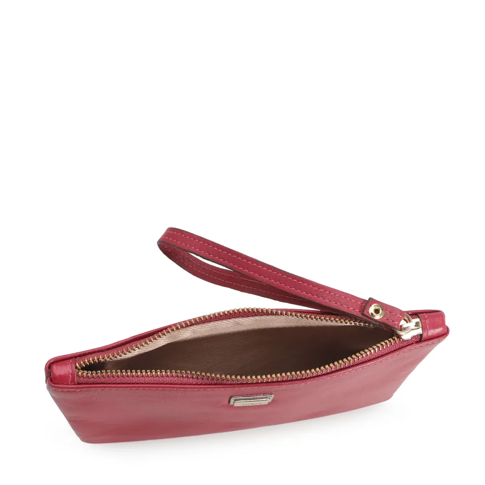 Bolsa Pequena Couro Vermelho - imagem 4