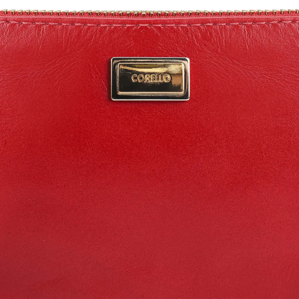 Bolsa Pequena Couro Vermelho - imagem 5