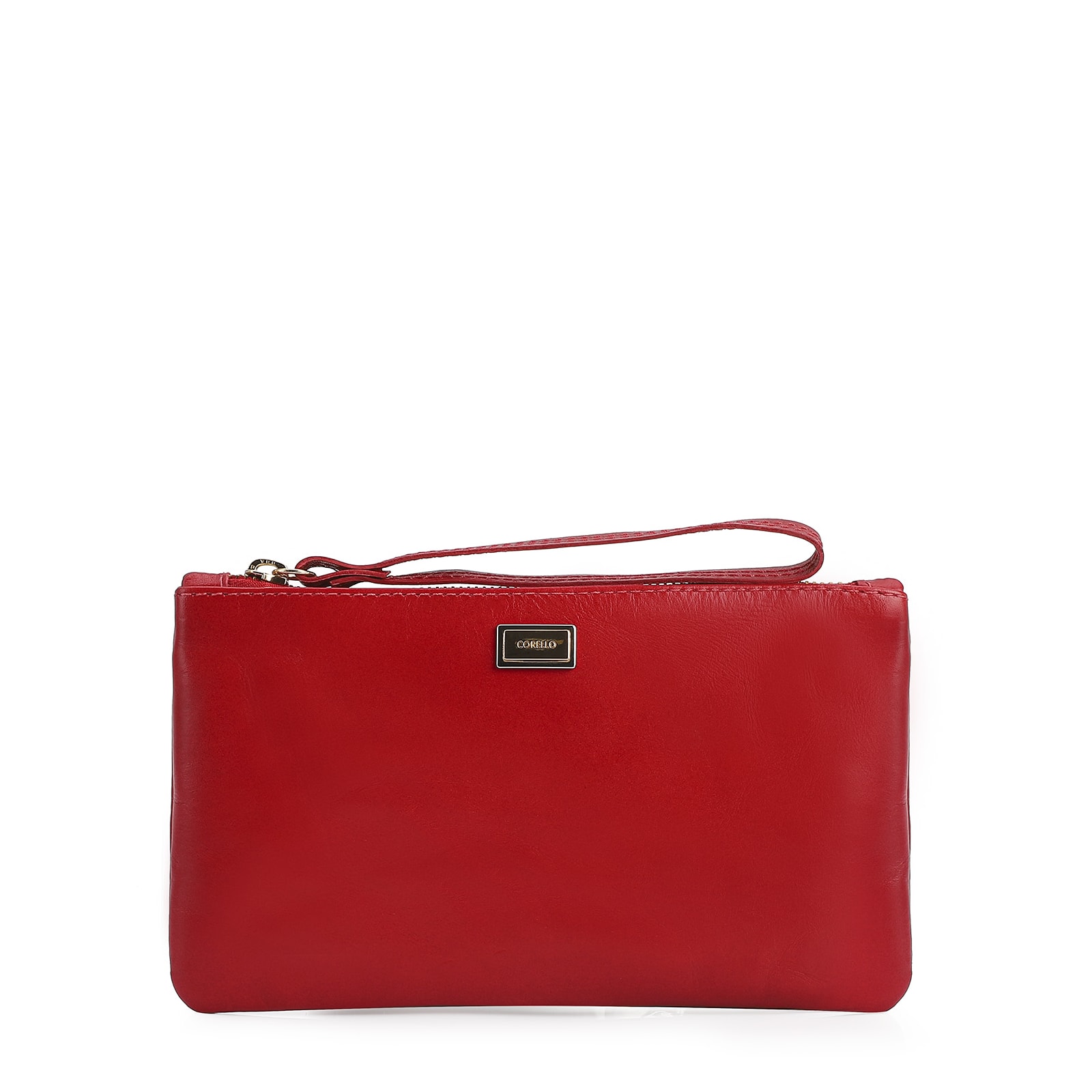 Bolsa Pequena Couro Vermelho
