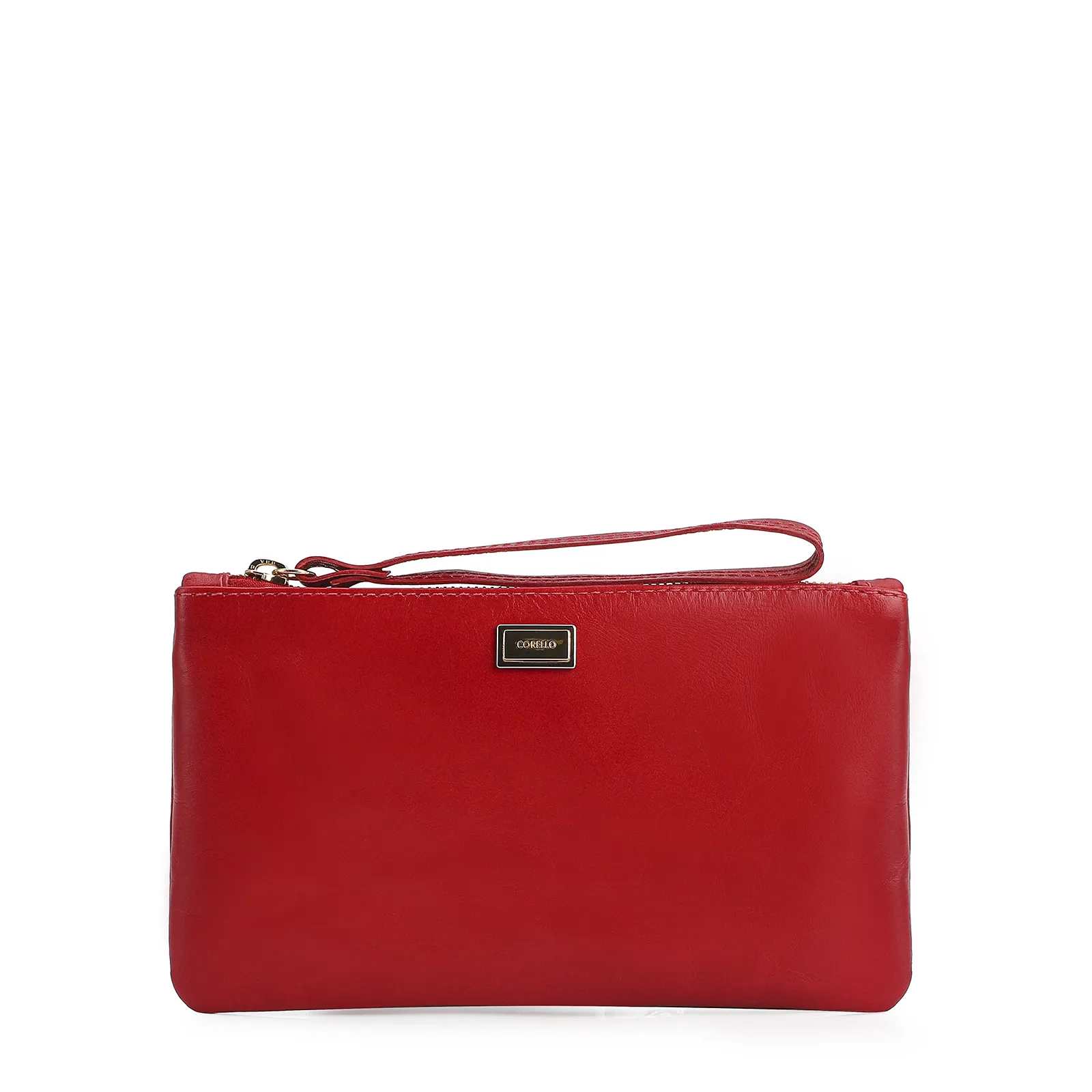 Bolsa Pequena Couro Vermelho