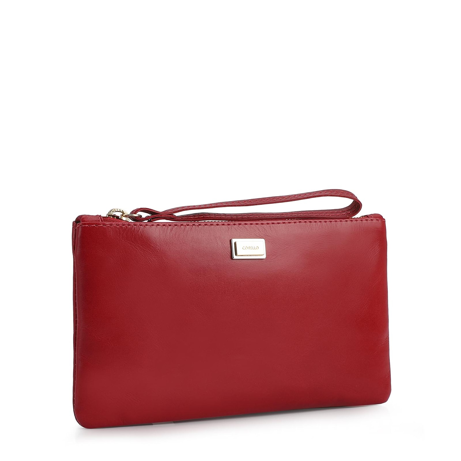 Bolsa Pequena Couro Vermelho
