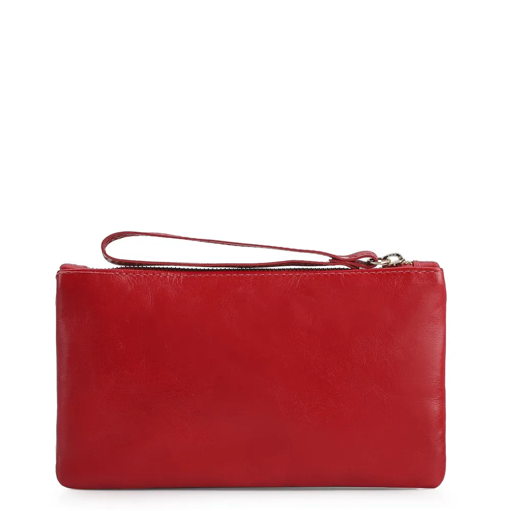 Bolsa Pequena Couro Vermelho - imagem 3