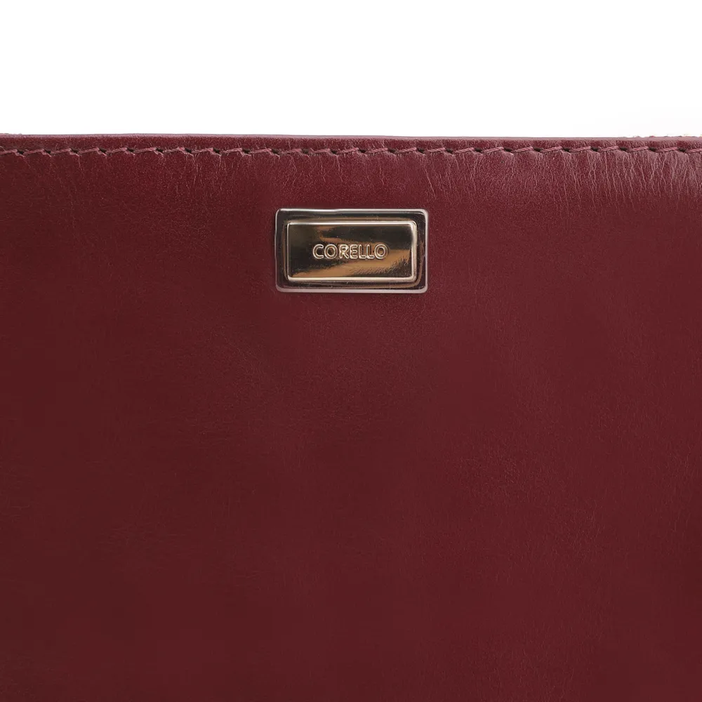 Bolsa Pequena Couro Vinho - imagem 5