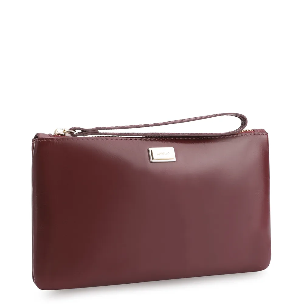 Bolsa Pequena Couro Vinho - imagem 2
