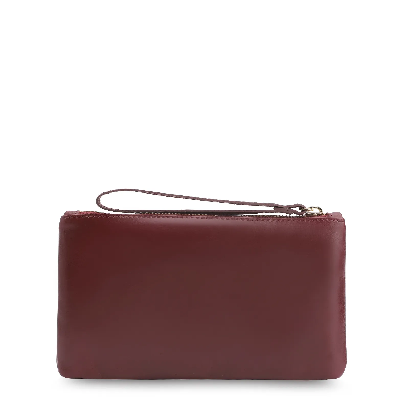 Bolsa Pequena Couro Vinho
