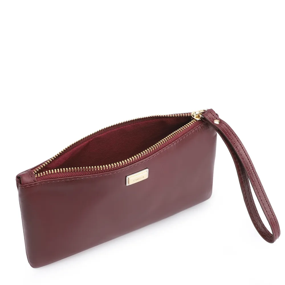 Bolsa Pequena Couro Vinho - imagem 4