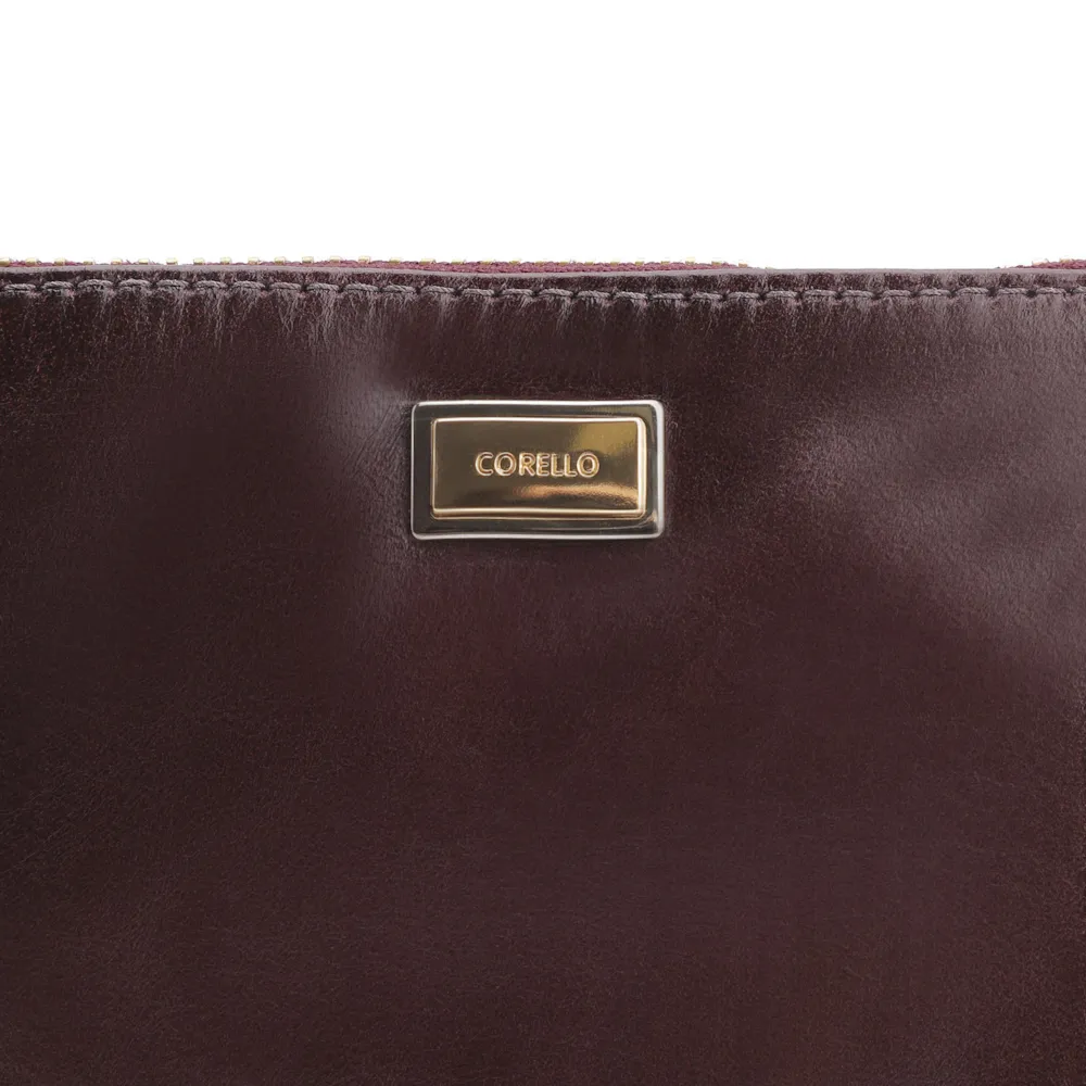 Bolsa Pequena Couro Vinho Escuro - imagem 5