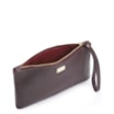 Bolsa Pequena Couro Vinho Escuro - imagem 4