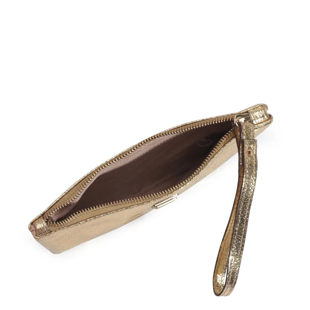 Bolsa Pequena Craquele Ouro - imagem 4
