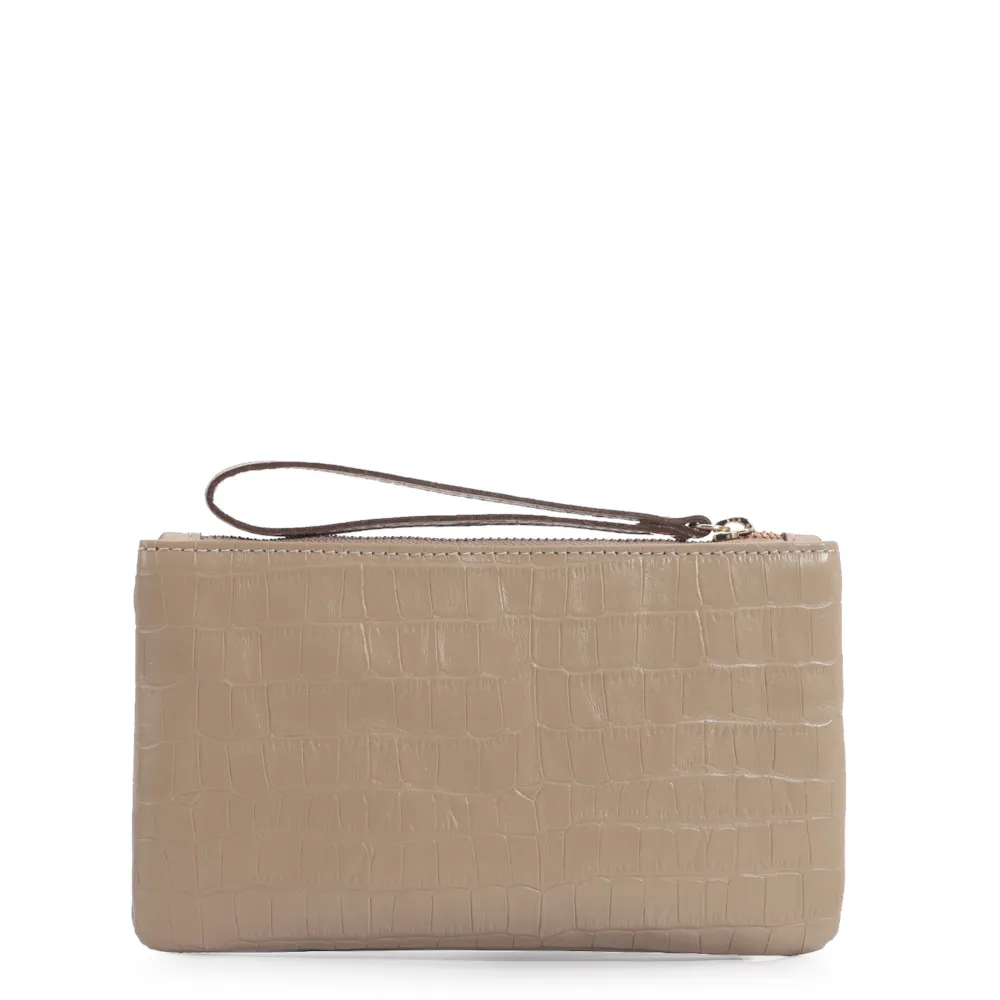 Bolsa Pequena Croco Bege - imagem 3