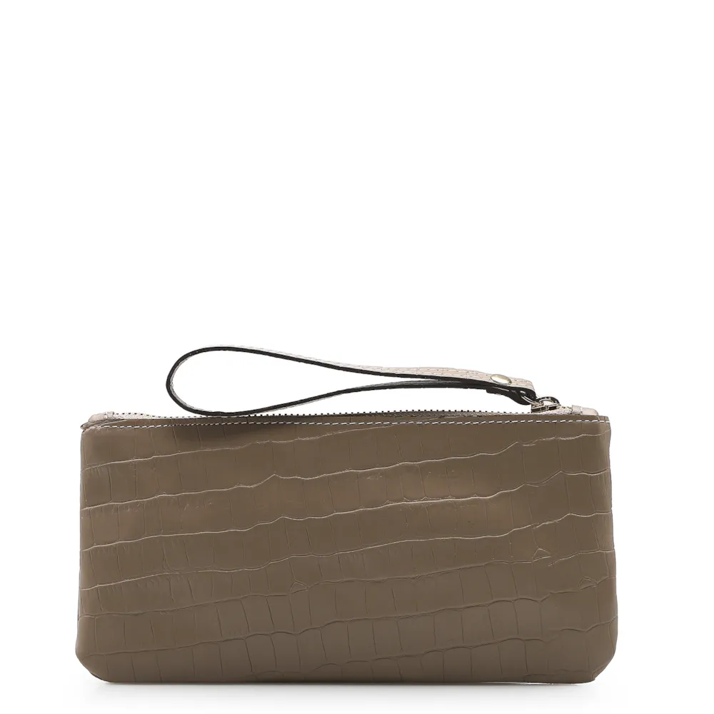 Bolsa Pequena Croco Bege - imagem 3