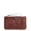 Bolsa Pequena Croco Conhaque - imagem 1