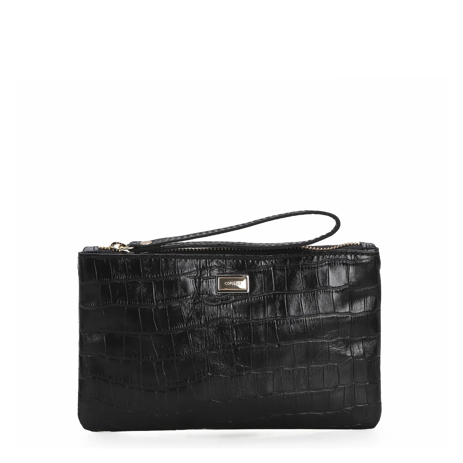 Bolsa Pequena Croco Preto