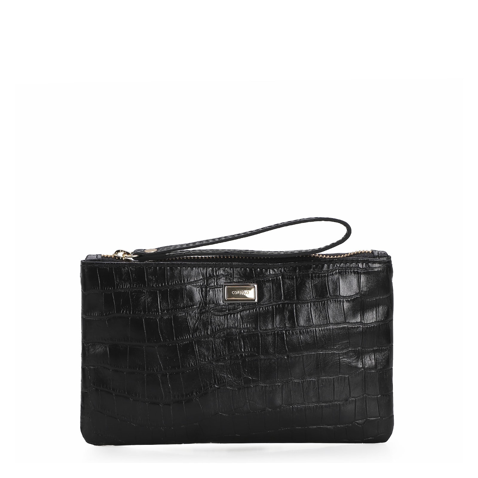 Bolsa Pequena Croco Preto