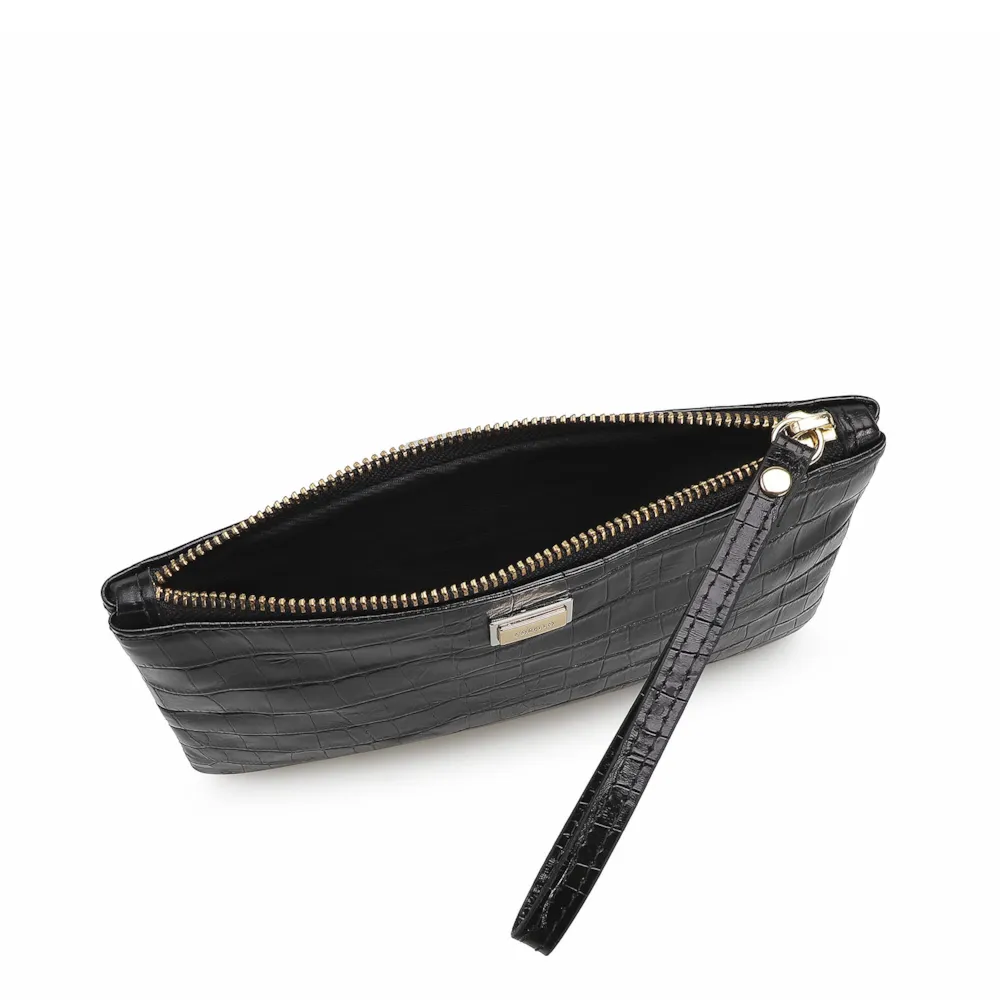 Bolsa Pequena Croco Preto - imagem 4