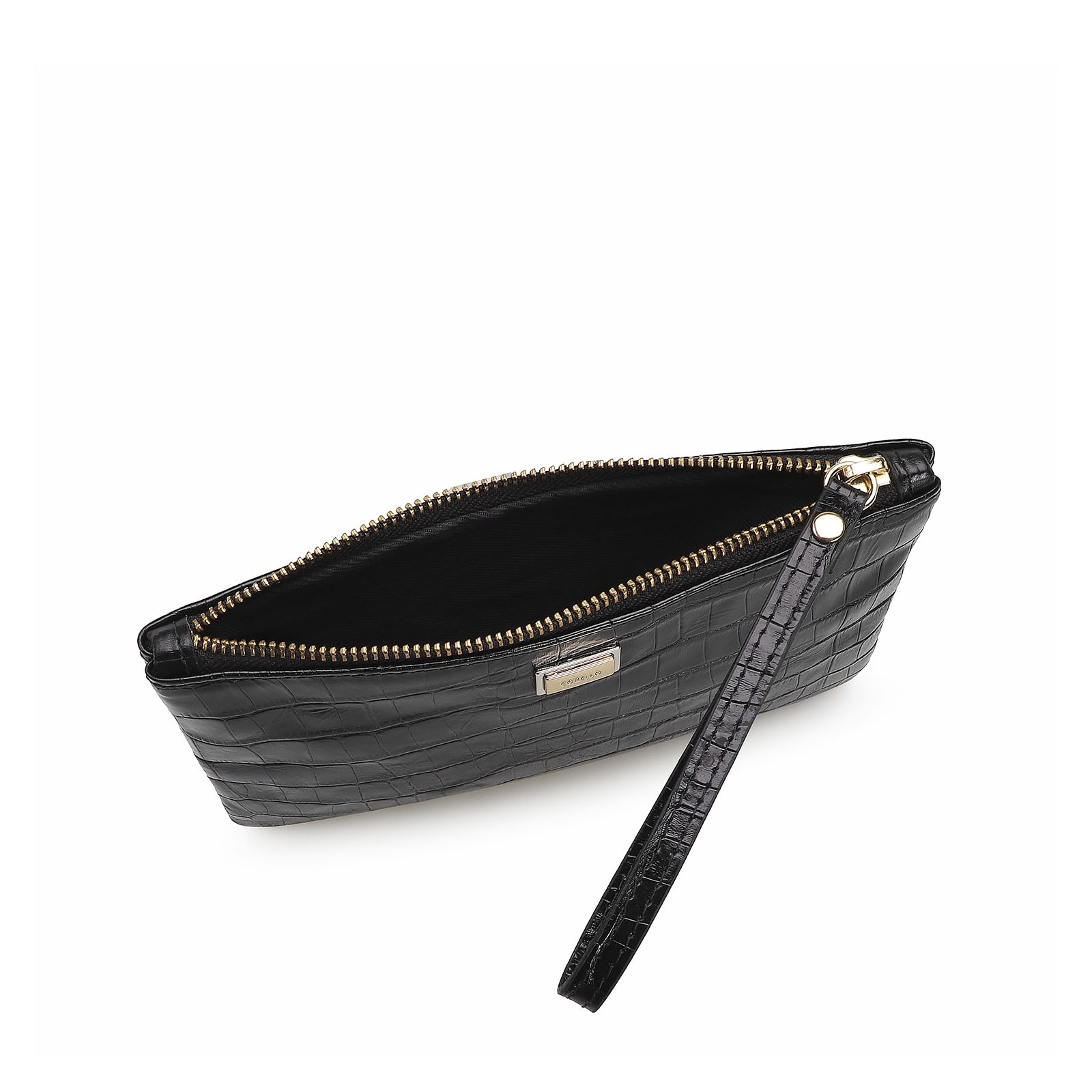 Bolsa Pequena Croco Preto