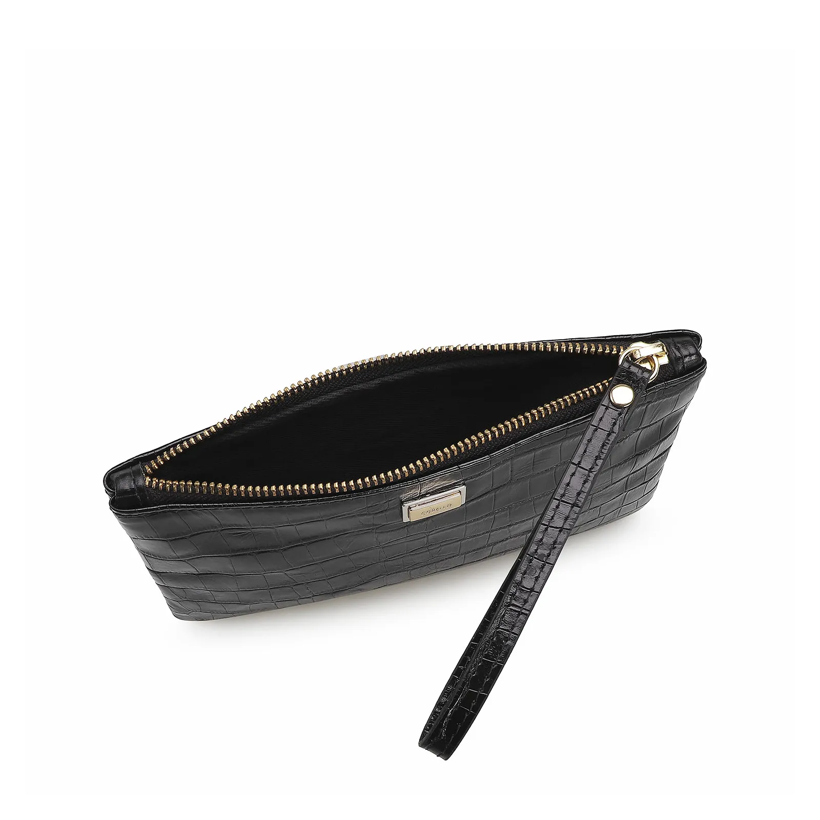 Bolsa Pequena Croco Preto