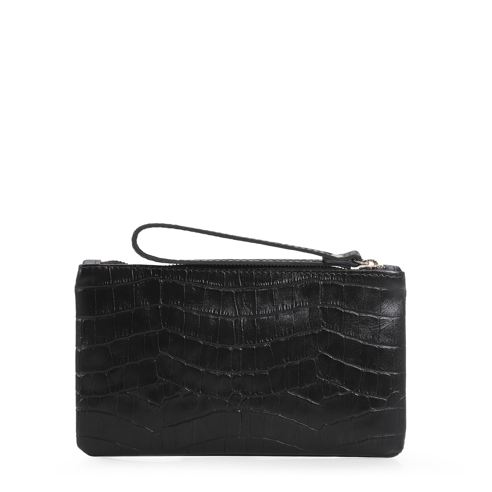 Bolsa Pequena Croco Preto