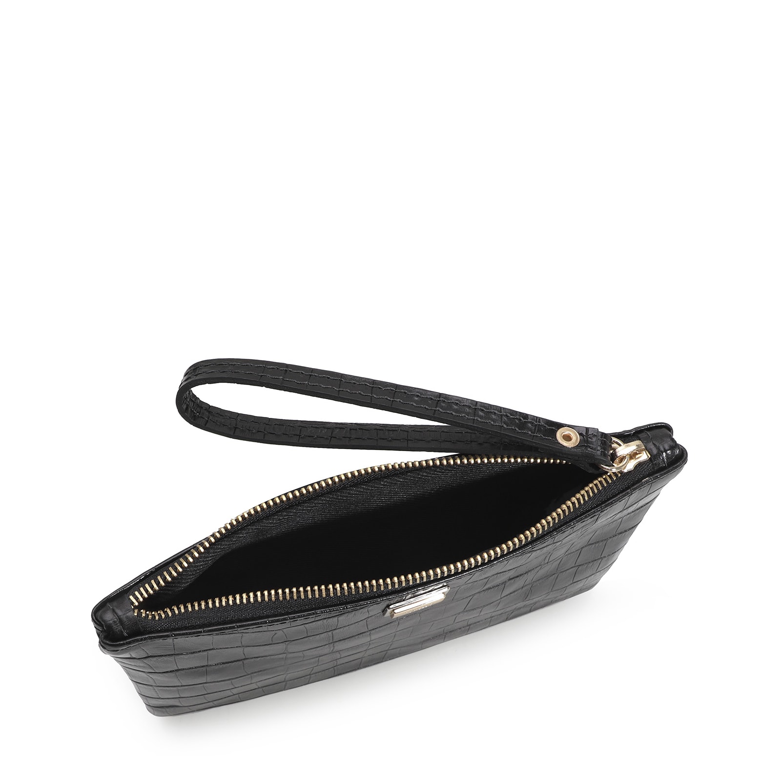 Bolsa Pequena Croco Preto