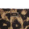 Bolsa Pequena Jacquard Onça/Couro Marrom Escuro - imagem 5