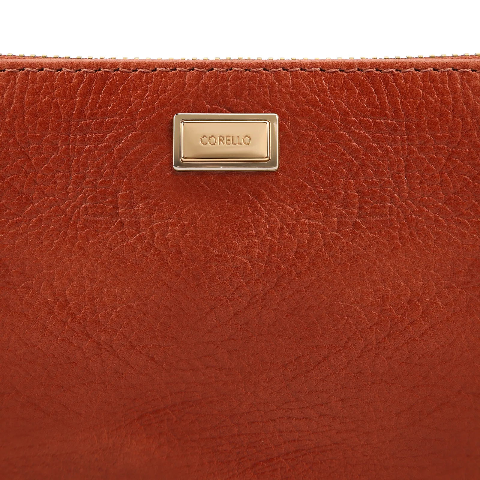 Bolsa Pequena Laranja Couro Antique