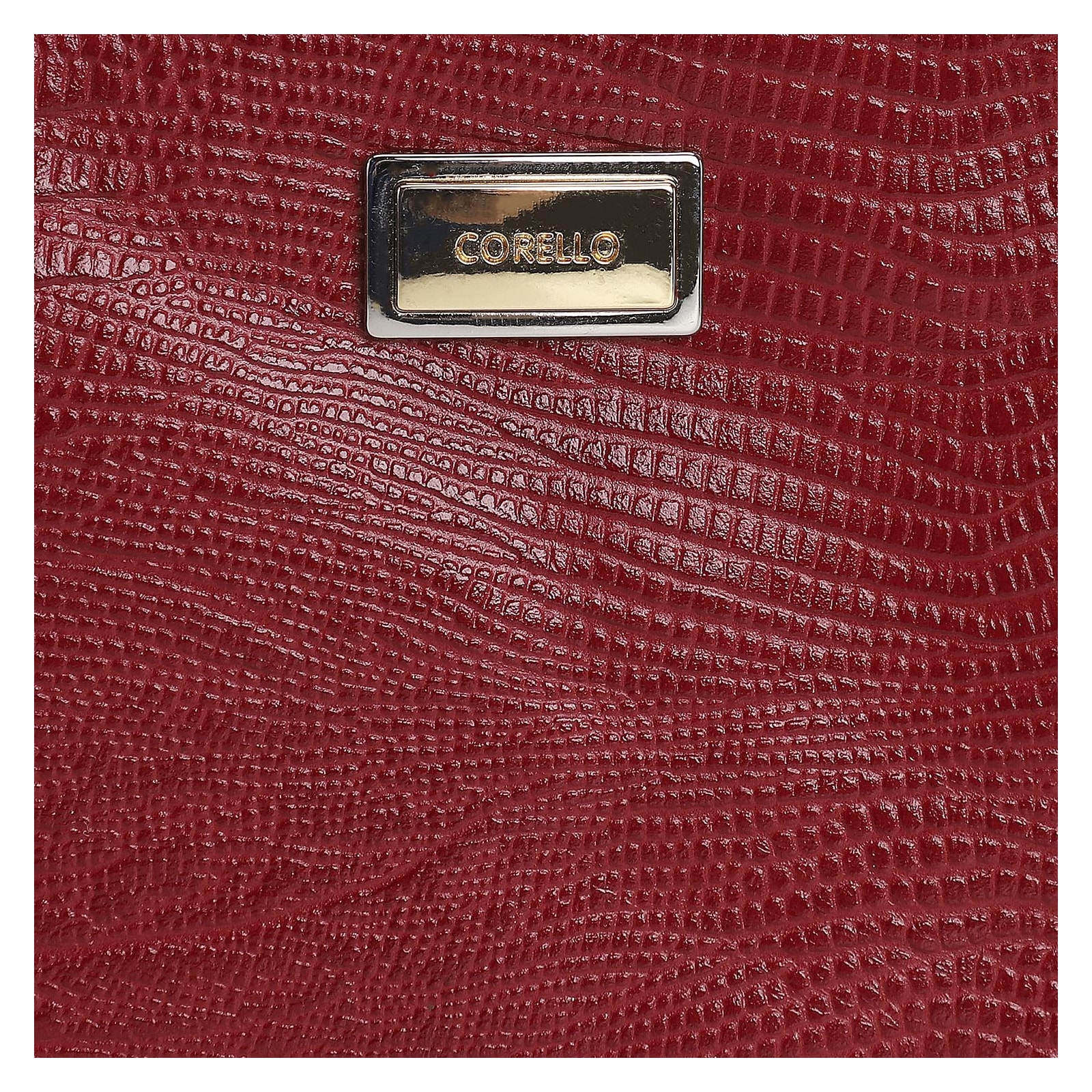 Bolsa Pequena Lezard Vermelho