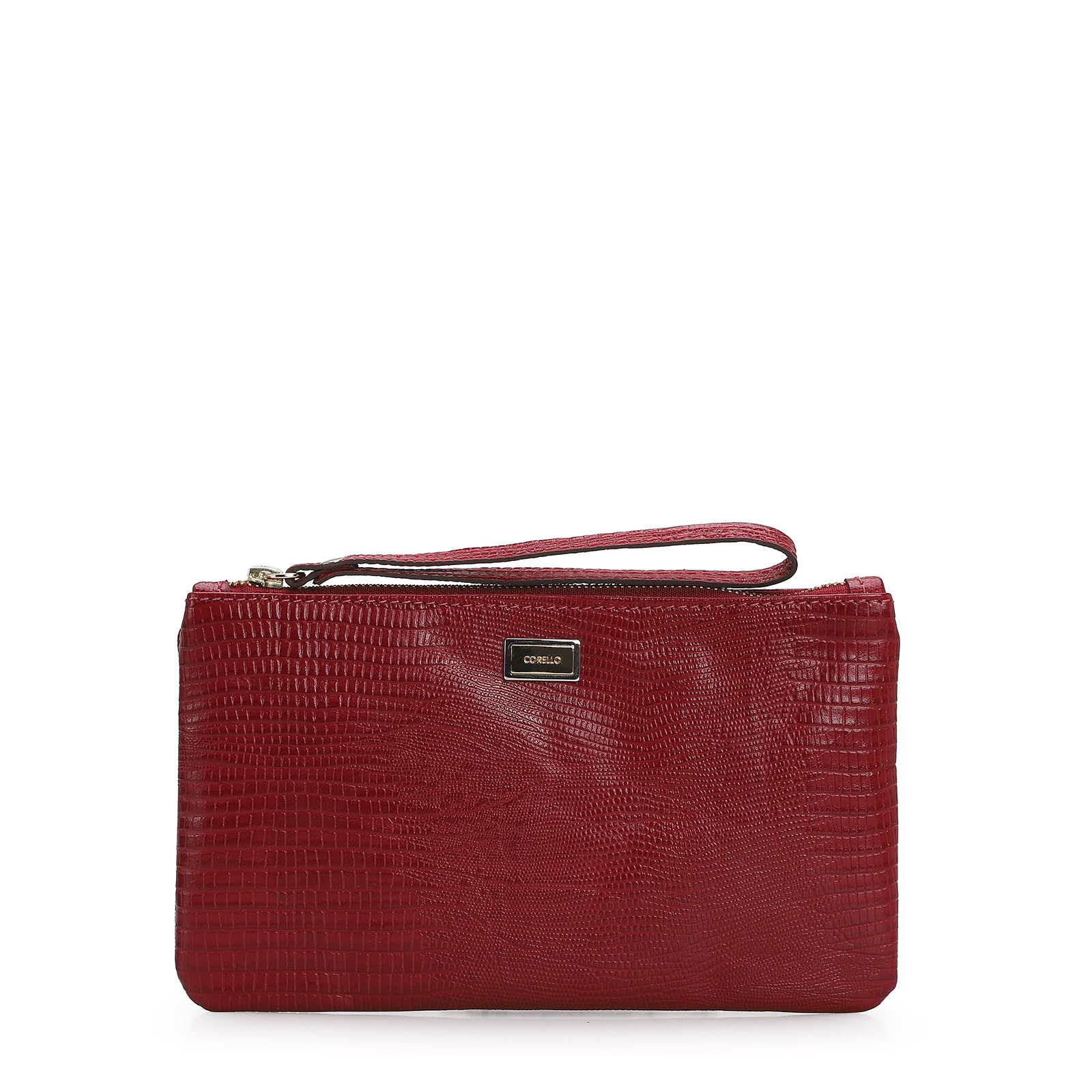 Bolsa Pequena Lezard Vermelho