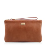 Bolsa Pequena Marrom Claro Couro Antique