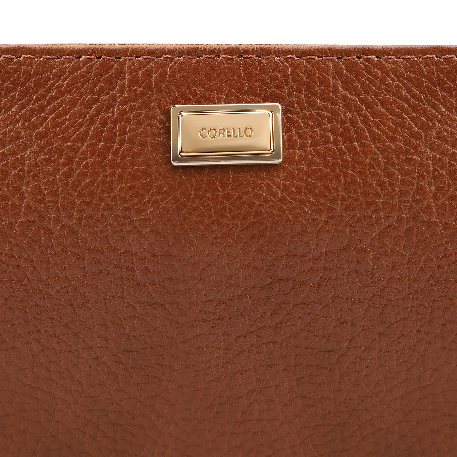 Bolsa Pequena Marrom Claro Couro Antique