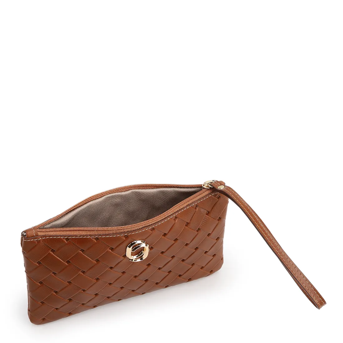 Bolsa Pequena Marrom Couro Max Tressê - foto 4