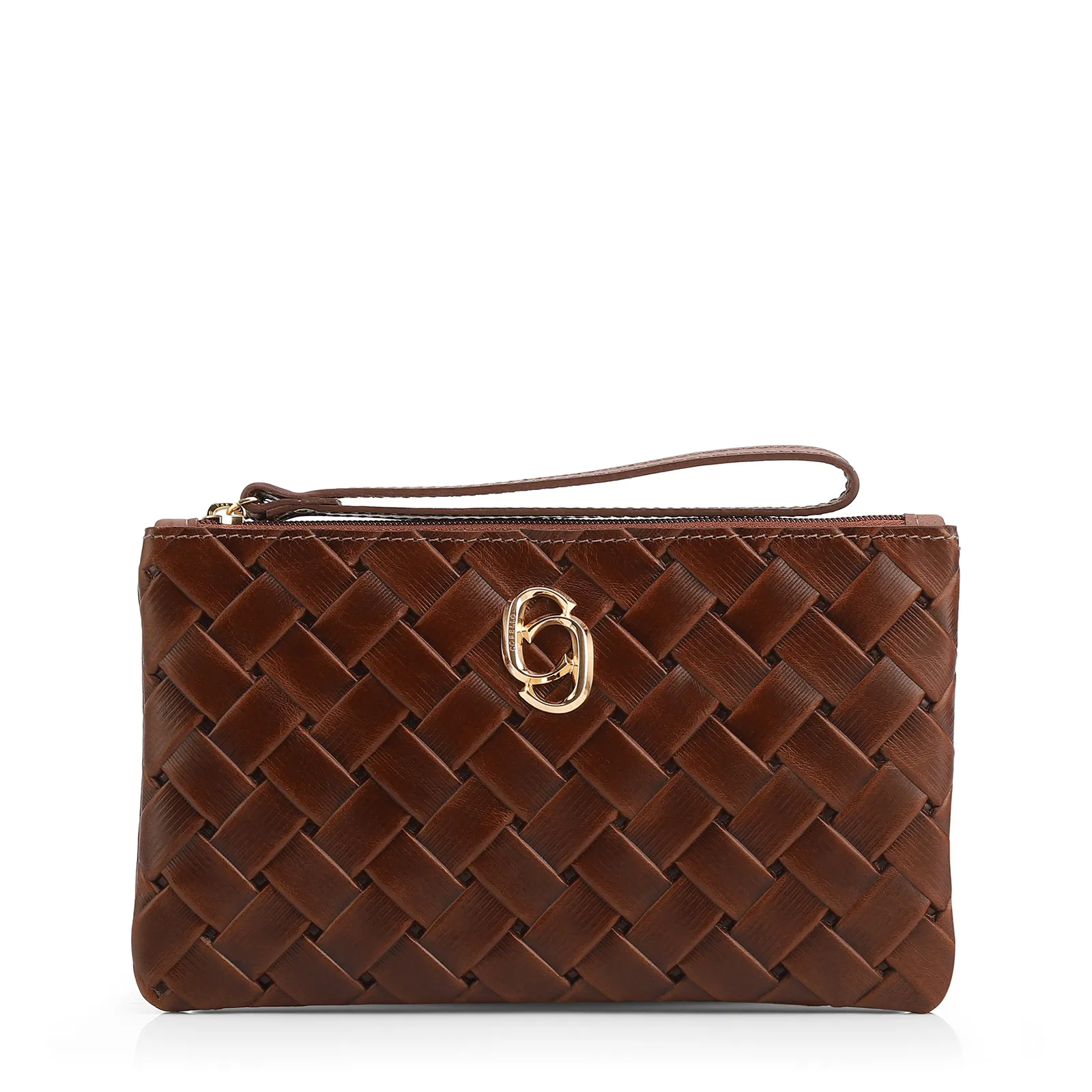 Bolsa Pequena Marrom Escuro Couro Max Tressê