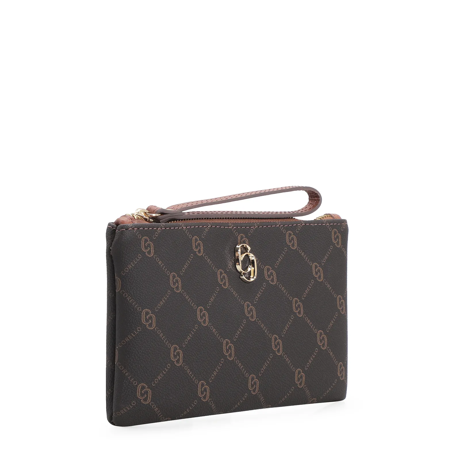 Bolsa Pequena Monograma Marrom