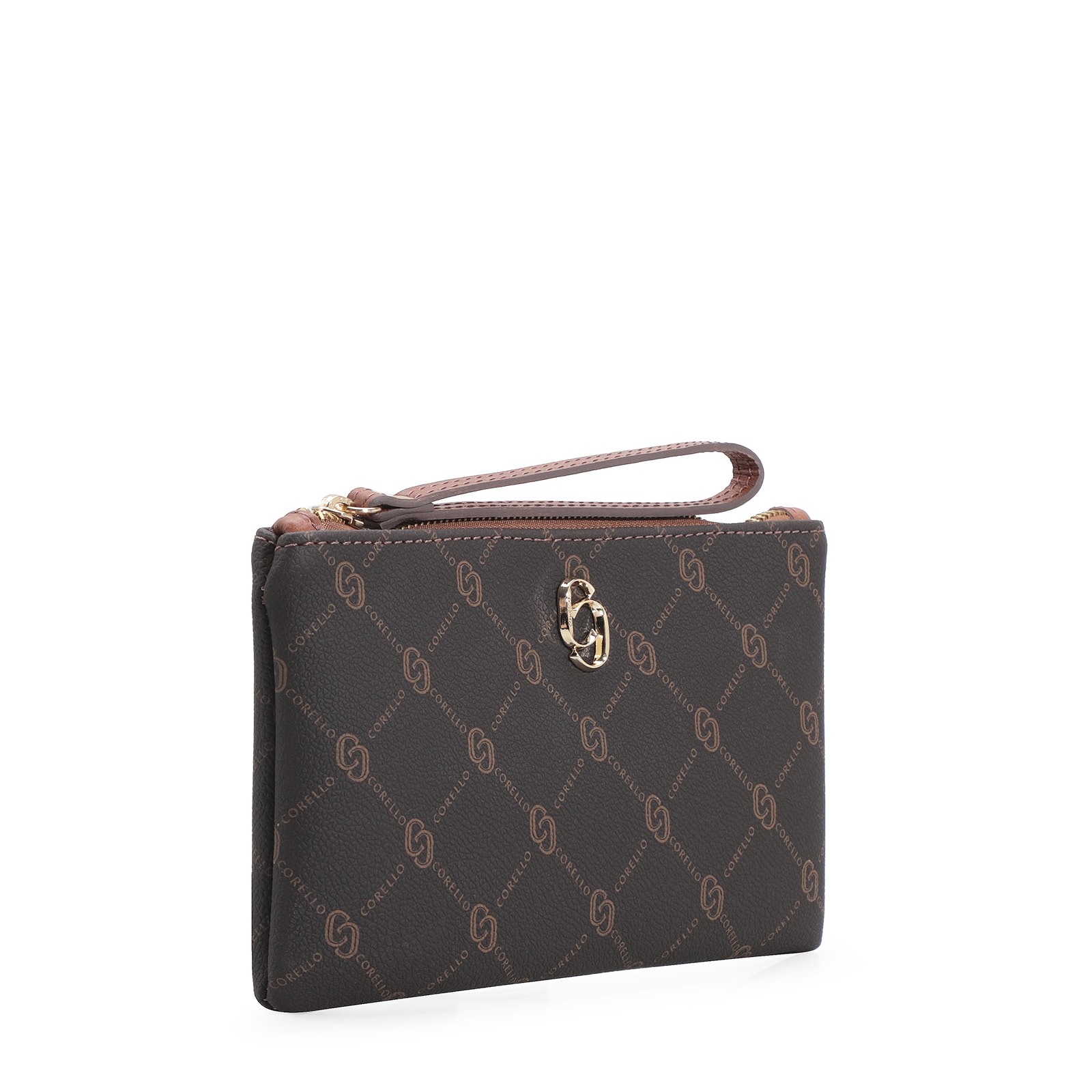 Bolsa Pequena Monograma Marrom