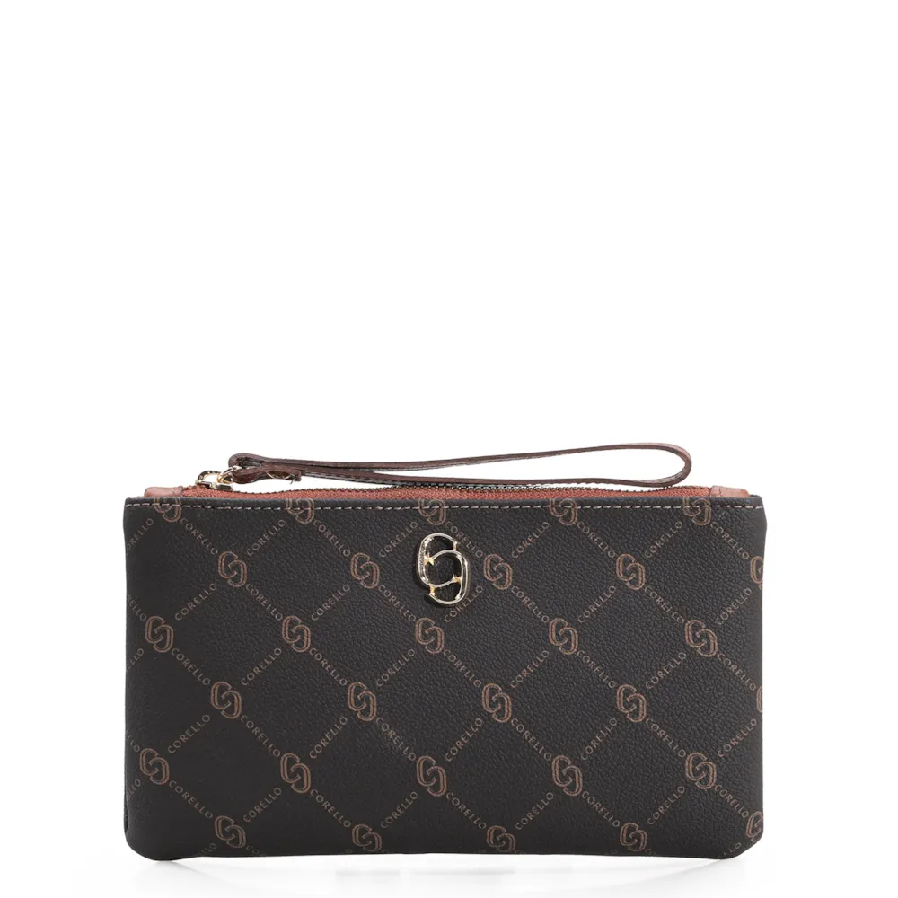 Bolsa Pequena Monograma Marrom