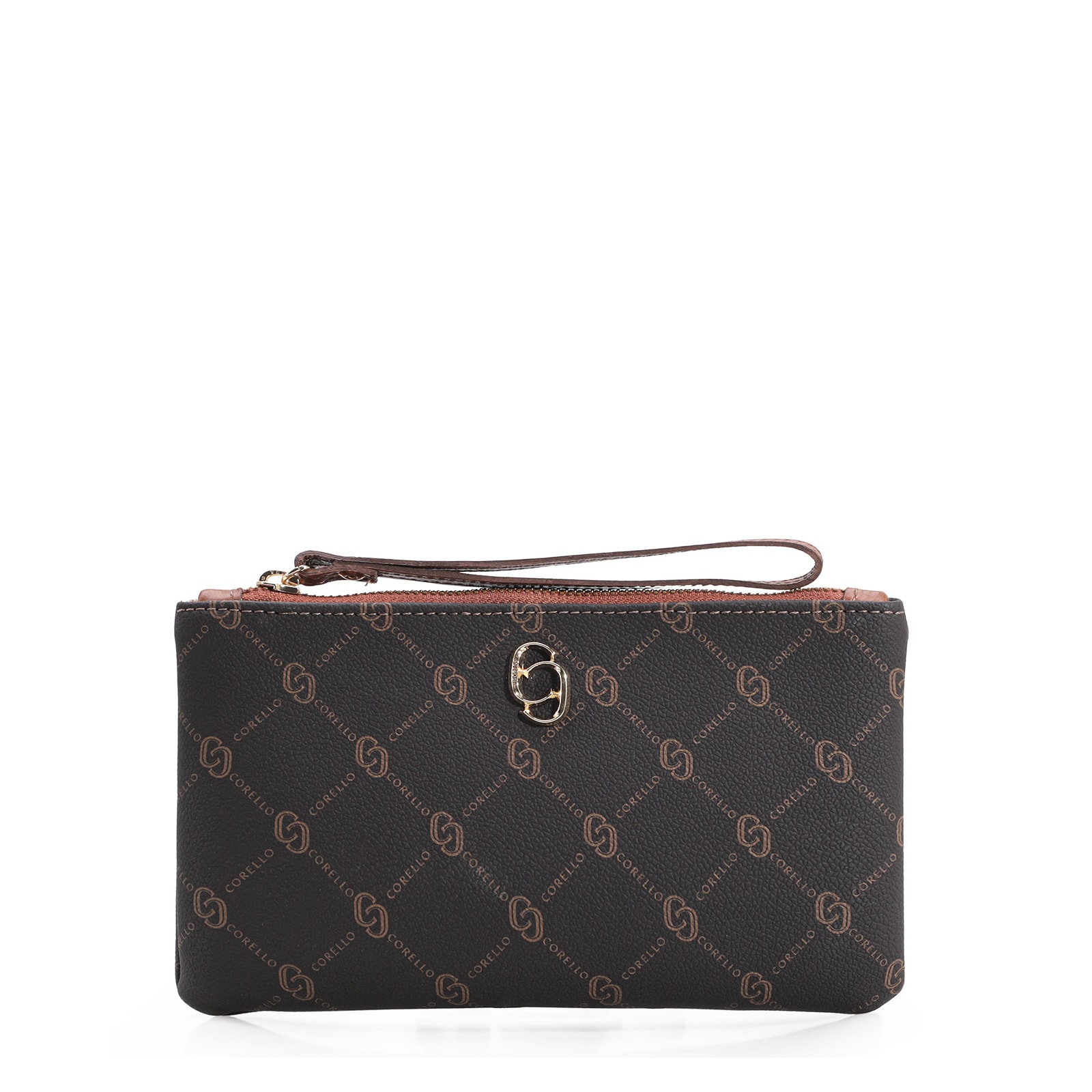 Bolsa Pequena Monograma Marrom