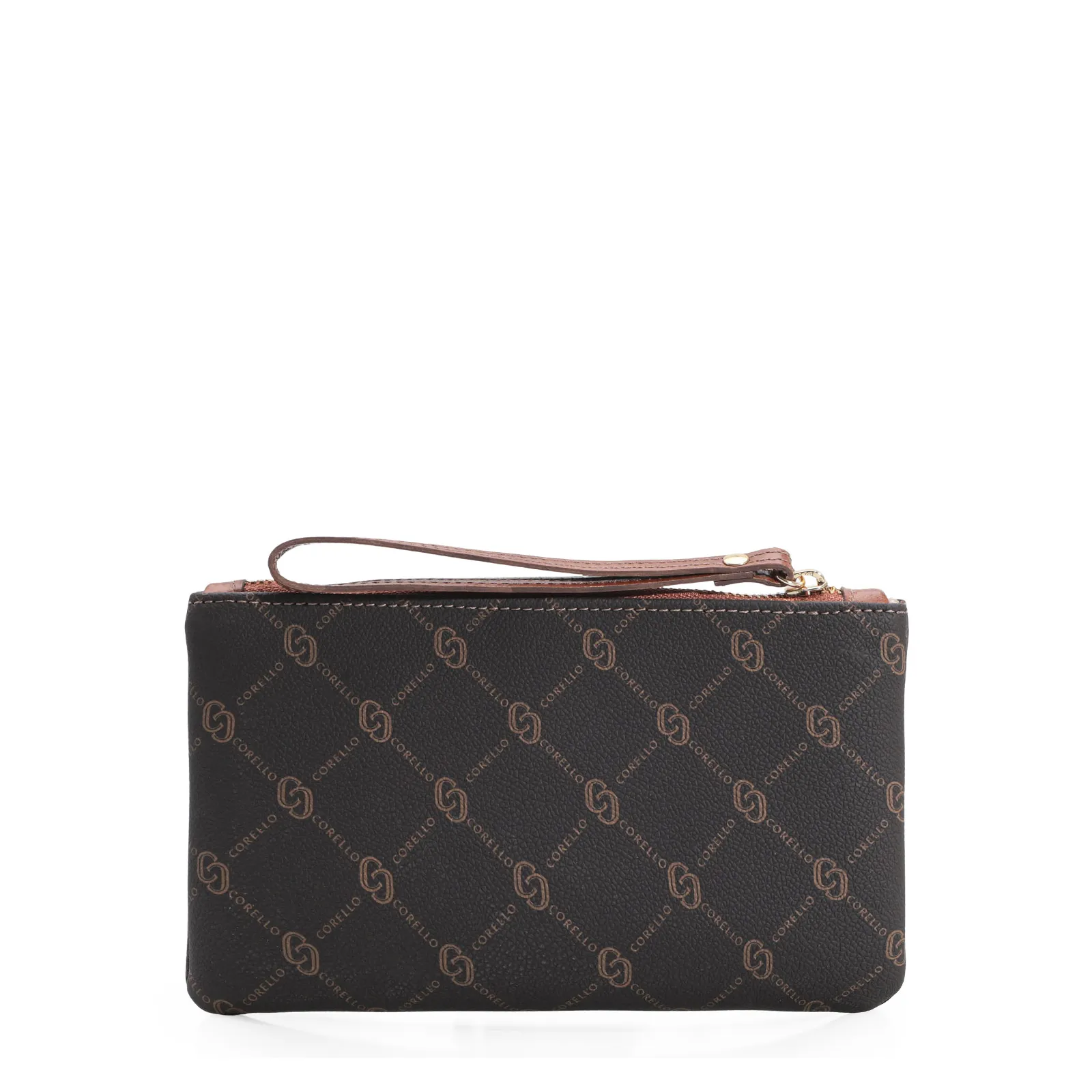Bolsa Pequena Monograma Marrom