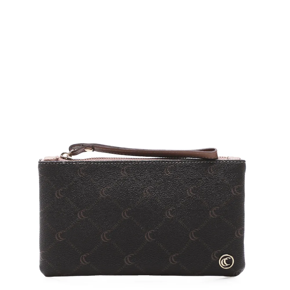 Bolsa Pequena Monograma Marrom