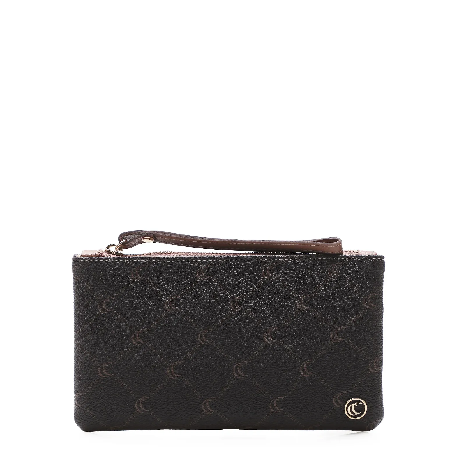 Bolsa Pequena Monograma Marrom